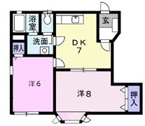 リベルテみくにのの間取り画像