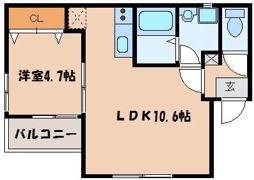 リテラ香椎参道の間取り画像