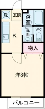 ハイツ プラムの間取り画像