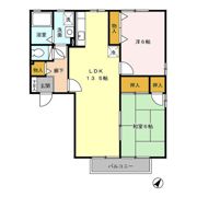 グレイス上吉田 B棟の間取り画像