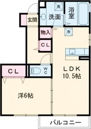 プティ シャンヴェールの間取り画像