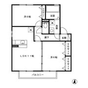 シーゲルSugu A棟の間取り画像