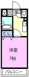キャピタル上浜の間取り画像