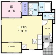 ブルーディアマンテの間取り画像
