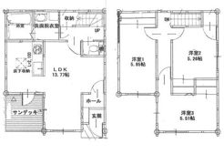 グラシュープラージュ三苫の間取り画像