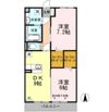 メゾンコンフォールⅢの間取り画像