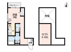 コンフォルテ二日市の間取り画像
