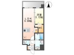 SOLUNA旦過マーケットプレイスの間取り画像