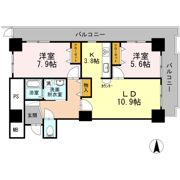 品川シーサイドビュータワー Ⅱの間取り画像