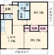 メルベーユの間取り画像
