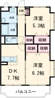 グレイスコートの間取り画像