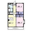 グレイスコートの間取り画像