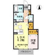 SENGUW Ⅰの間取り画像