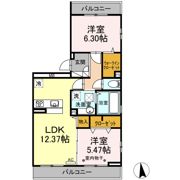 グレイス A棟の間取り画像
