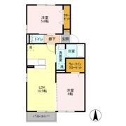 プリウス大曽根 Cの間取り画像