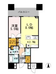 パークシティ大崎 ザ タワー（2020）の間取り画像