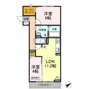 ジェルメⅡの間取り画像