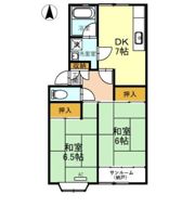 ベルビューKの間取り画像
