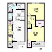 リュー榧の実 Aの間取り画像