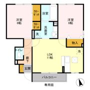 晄颯 弐の間取り画像