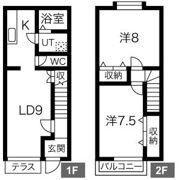 レヴァンテ赤池Iの間取り画像