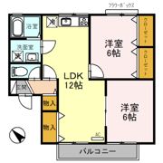 四天王ハイツ Ⅱの間取り画像