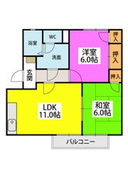 アーサー正弥Ⅰの間取り画像