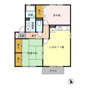 メゾンパークスⅡの間取り画像