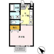 モナリエ横代の間取り画像