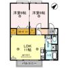 ウィンディアおだ Aの間取り画像