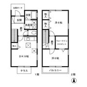 ル・ソレイユシェソワ ABCDの間取り画像