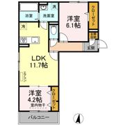 プレミール Cの間取り画像