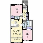リーベルタース Aの間取り画像
