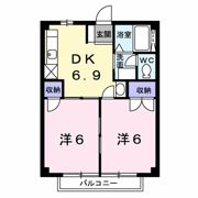 ウッディⅡの間取り画像