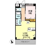 第一フラワーマンション弐番館の間取り画像