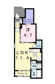 サンライズ ネクスト Bの間取り画像
