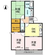 ウエストシティ Ⅲの間取り画像