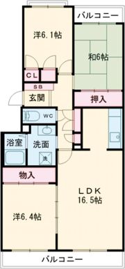 ビオス殿町の間取り画像