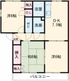 コンフォート八枝Bの間取り画像