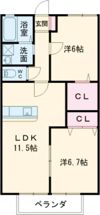 ハイアイランド本城の間取り画像
