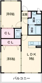 クラッセ三ヶ森の間取り画像
