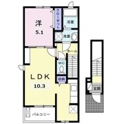 ハッピーノ Ⅰの間取り画像