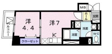 アンソレイエの間取り画像