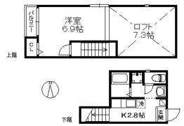 コスモ九大南の間取り画像