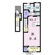 テラス三島町Rの間取り画像