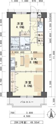エクセレント岩沼の間取り画像