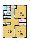 フリーフィールドの間取り画像