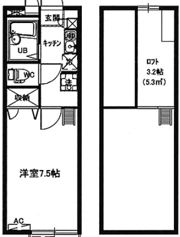 メインシティガーデン 新井壱番館の間取り画像