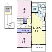 オアシスBの間取り画像