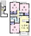 ラ ナチュールⅠの間取り画像